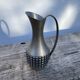 Small pewter vase signed Pewter Mastad Norway