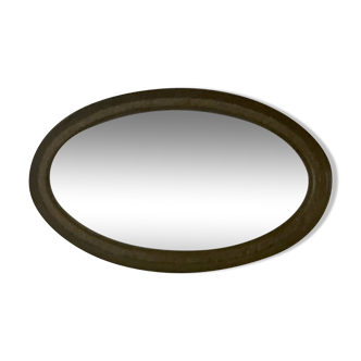 Oval mirror - old - Art Deco style