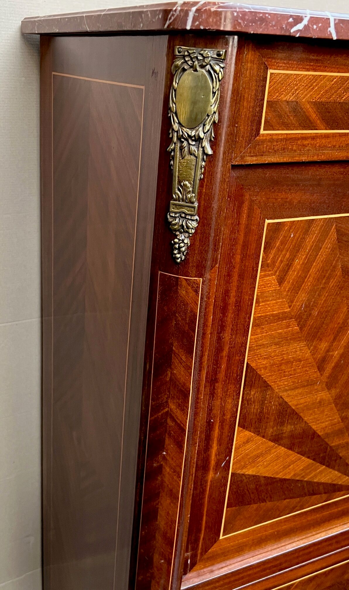 Lady secretary in mahogany Louis XVI style