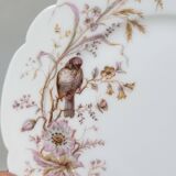 8 Superb Antique 19th Century Plates Decorated with Birds on Branches