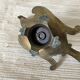 Brass bird candle holder