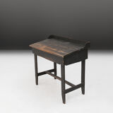 Swedish desk 19th century in black original paint