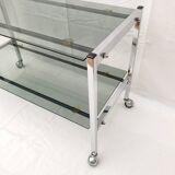 Vintage chrome console