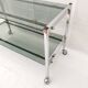 Vintage chrome console
