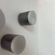 Set of 3 vintage Raak wall lights, aluminum and opaline, Holland 1960
