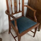 Art Deco armchair with armrest