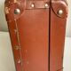 Small old brown suitcase