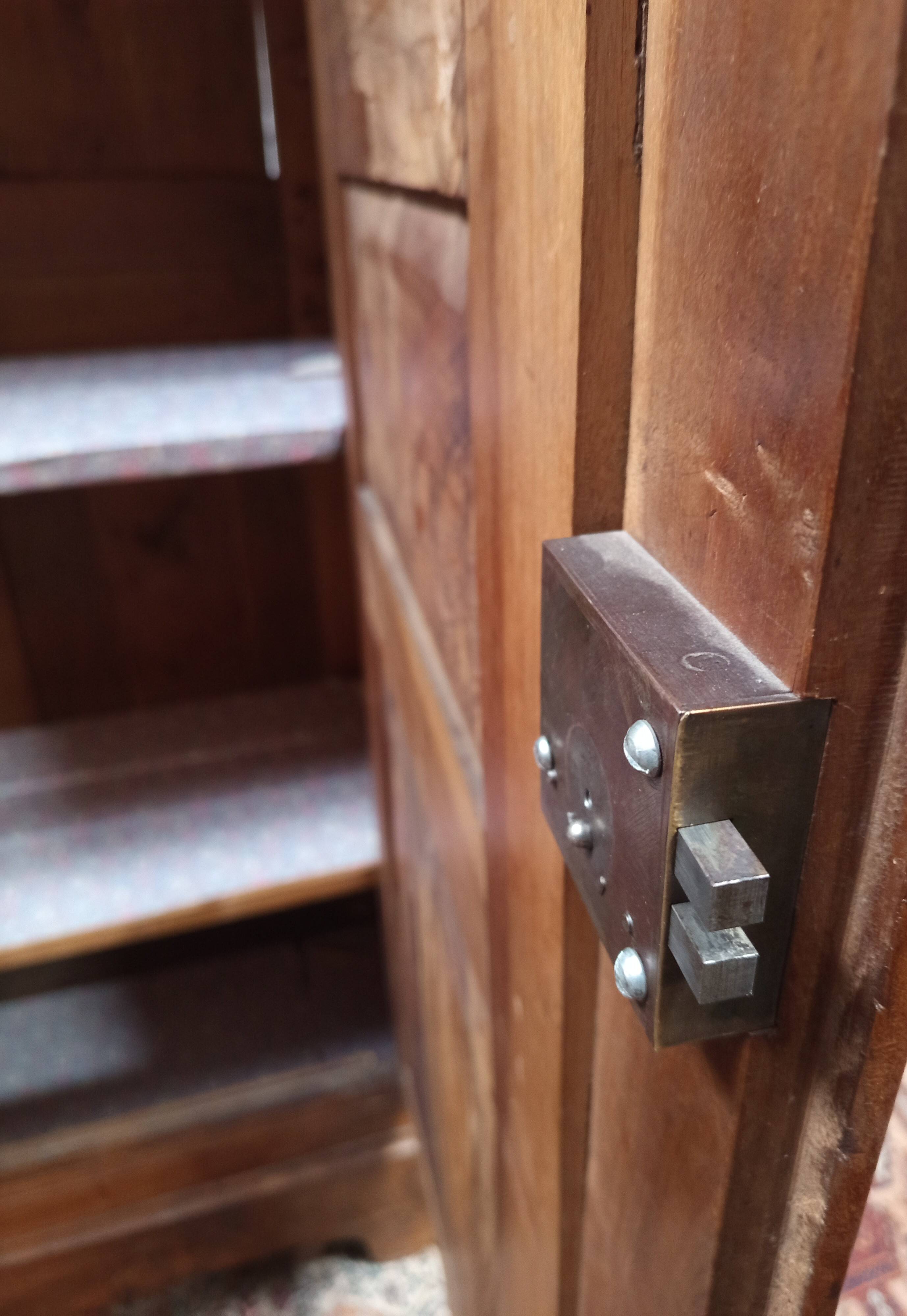 Louis Philippe period walnut wardrobe