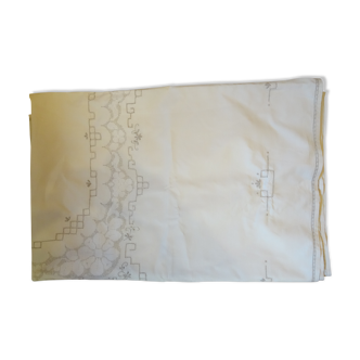 Embroidered vintage tablecloth