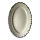 Large oval serving dish