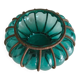 Vintage green blown glass lantern – bohemian spirit – Pier Import