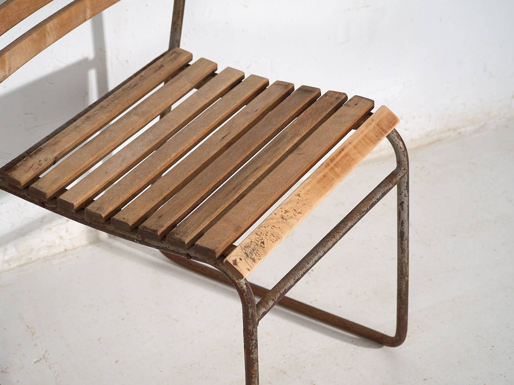 Antique garden chairs (circa 1920). Set of 4 pieces #2