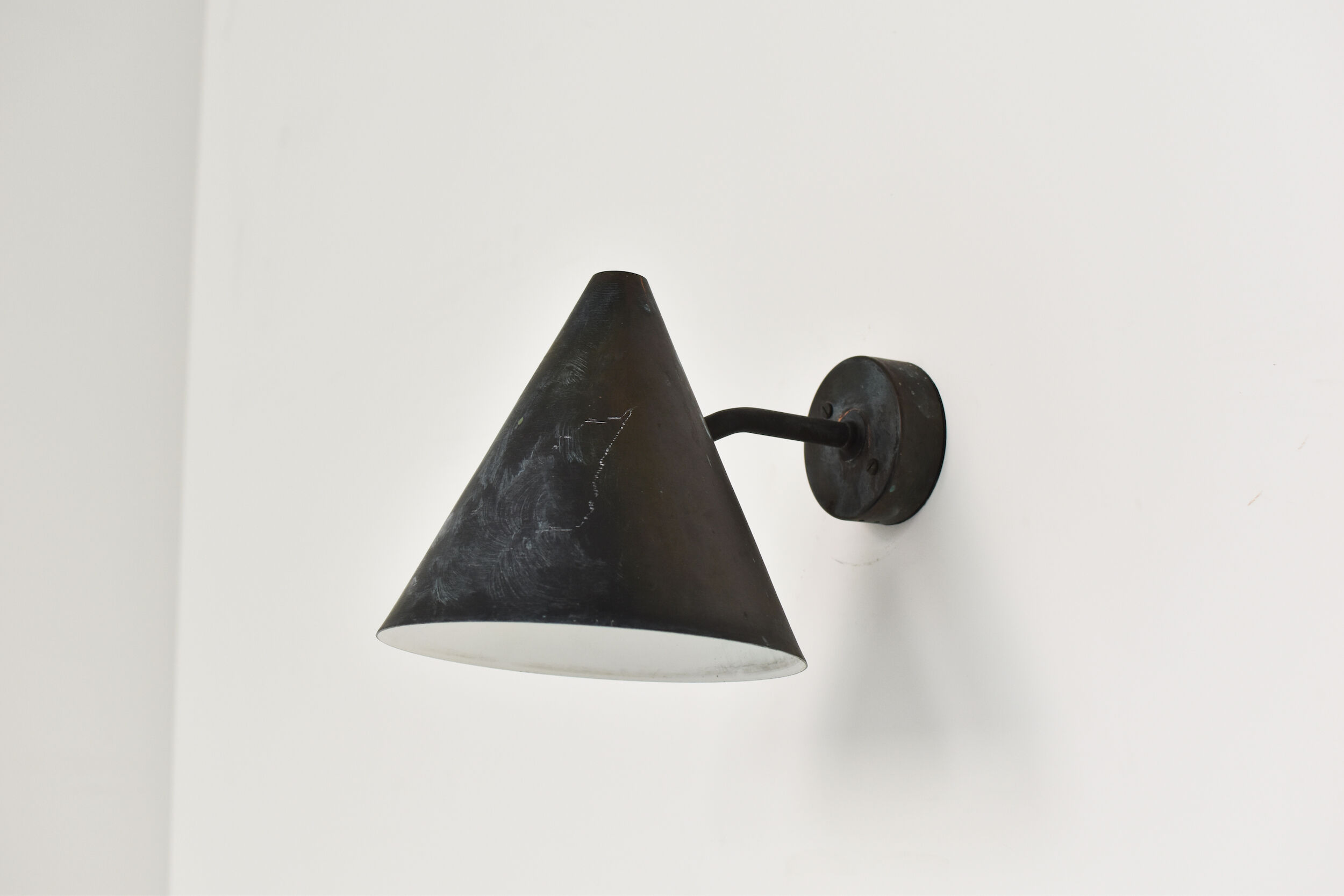 'Tratten' wall lamp by Hans Agne Jakobsson for AB Markaryd, Sweden 1950s.