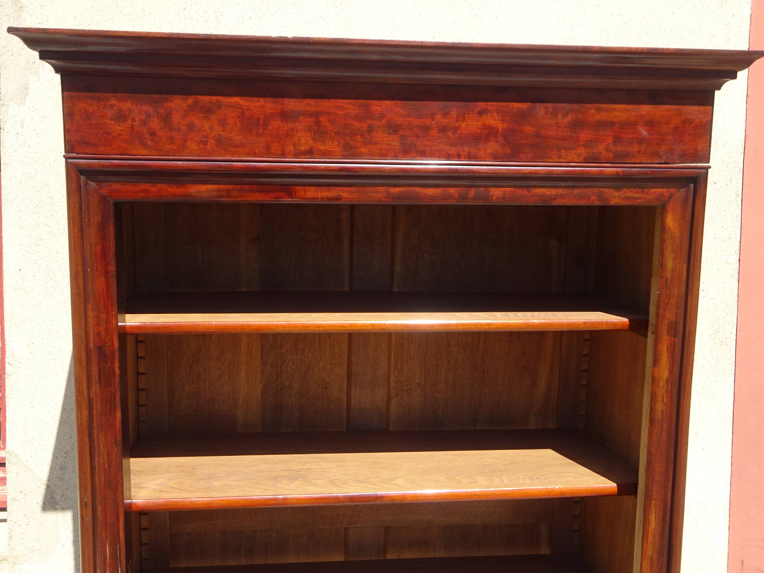 Mahogany bookcase