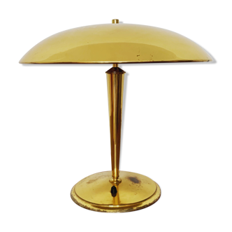 Lampe de table en laiton moderne du milieu du siècle