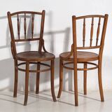 Anciennes chaises Thonet en bois courbé (vers 1920). Ensemble 4 pièces #14