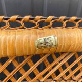 Banquette rotin