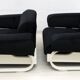 Pair of Mid-Century Modern Italian Velvet Armchairs, 1960s
