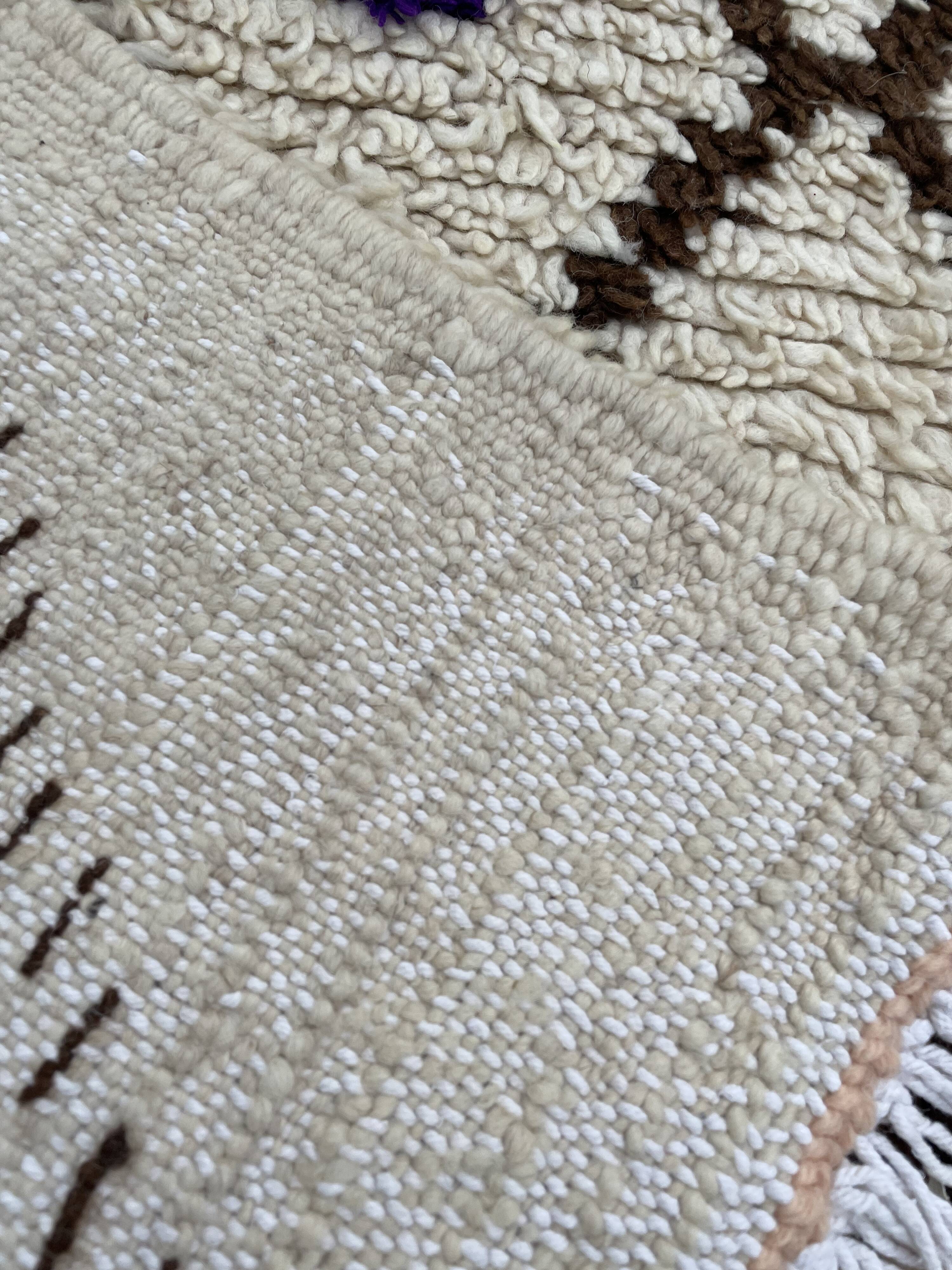 Small Berber Carpet Beni Ouarain 95x175 cm