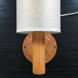 Scandinavian pine wall light