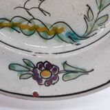 Decorative earthenware plate
