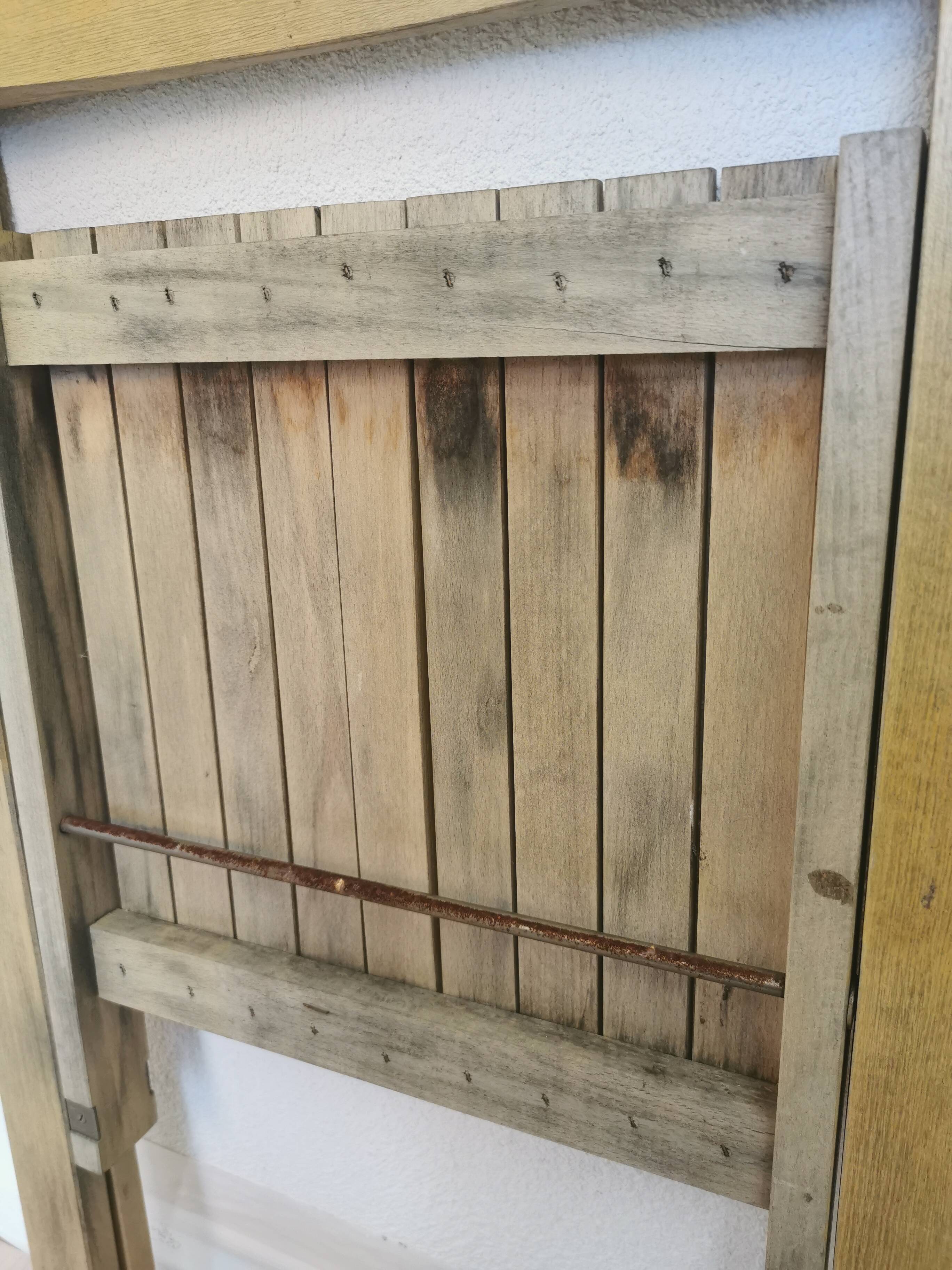 Vintage Aldo Jacober Folding Wooden Chair: Mid-Century Trieste Stool