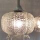 Suspensions vintage en verre - années 60/70