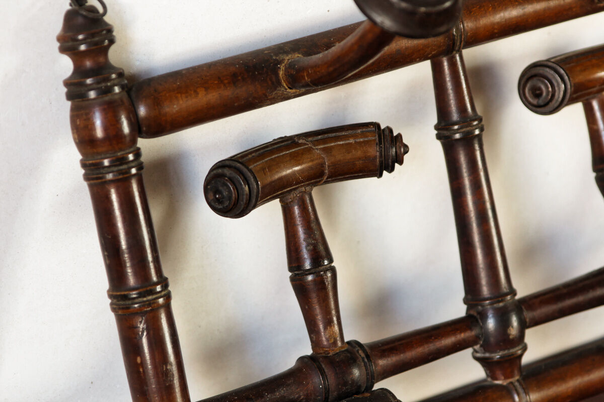 Bentwood wall coat rack