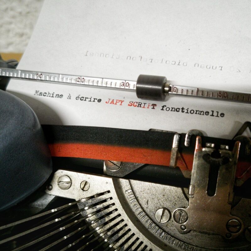 Japy script typewriter