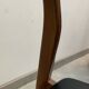Set of 6 Scandinavian Skaï and teak wood chairs