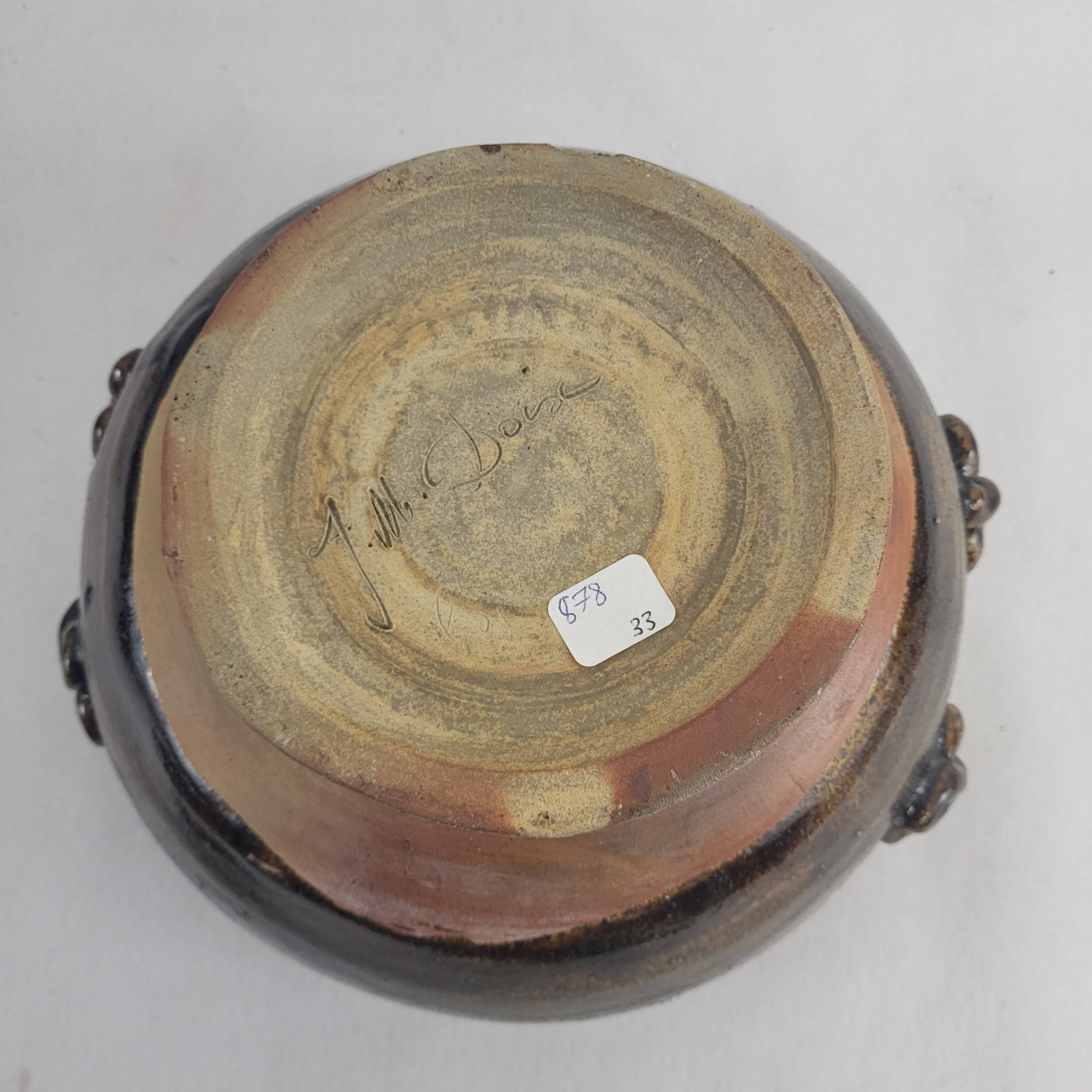 Stoneware soup tureen Jean Michel Doix / Puisaye