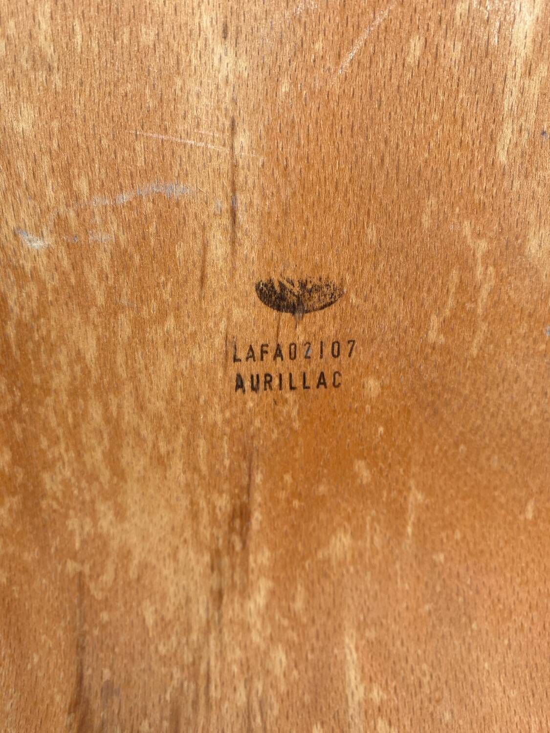 Chaise Ancienne Écolier Maternelle Tube Métal Rose & Bois 70’s Vintage