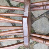 Set of 3 Windsor oak model chairs