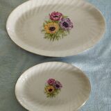 Set of 2 Vitriam porcelain dishes