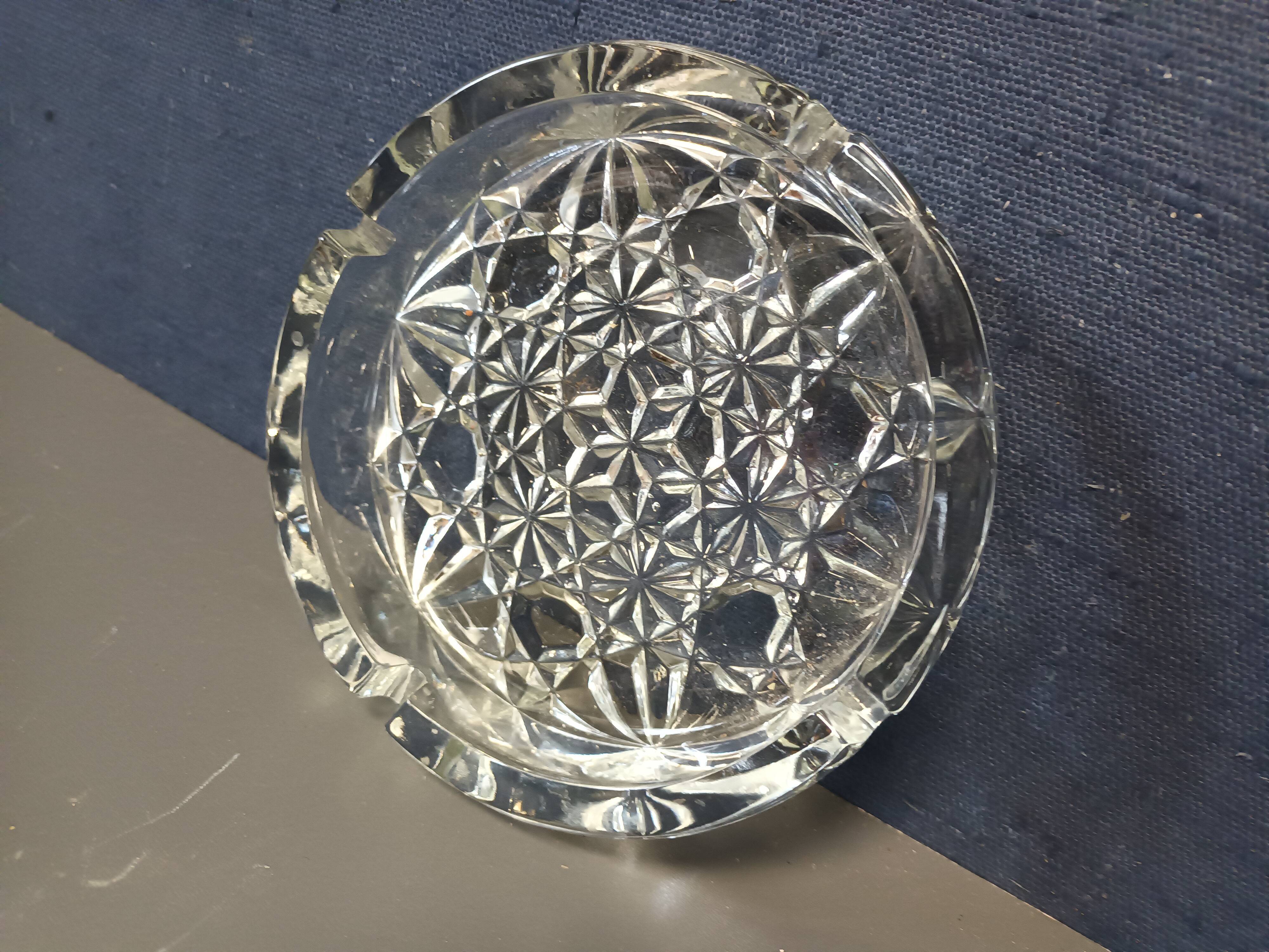 Crystal ashtray