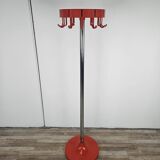 Space Age Plastic and Steel Coat Rack by Dal Vera from the 70s