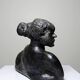 Buste de femme céramique XXe artisanat d'art à identifier