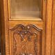 Louis XV style display cabinet. Solid oak.