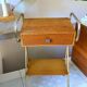Bedside table in the style of Jacques Hitier, 1960s.