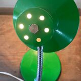 Green metal table lamp