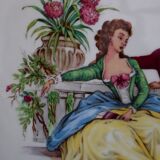 Cake dish collection Watteau St. Amand