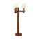 Turned solid pine floor lamp by Uno Kristiansson for Luxus Sweden, 1970s