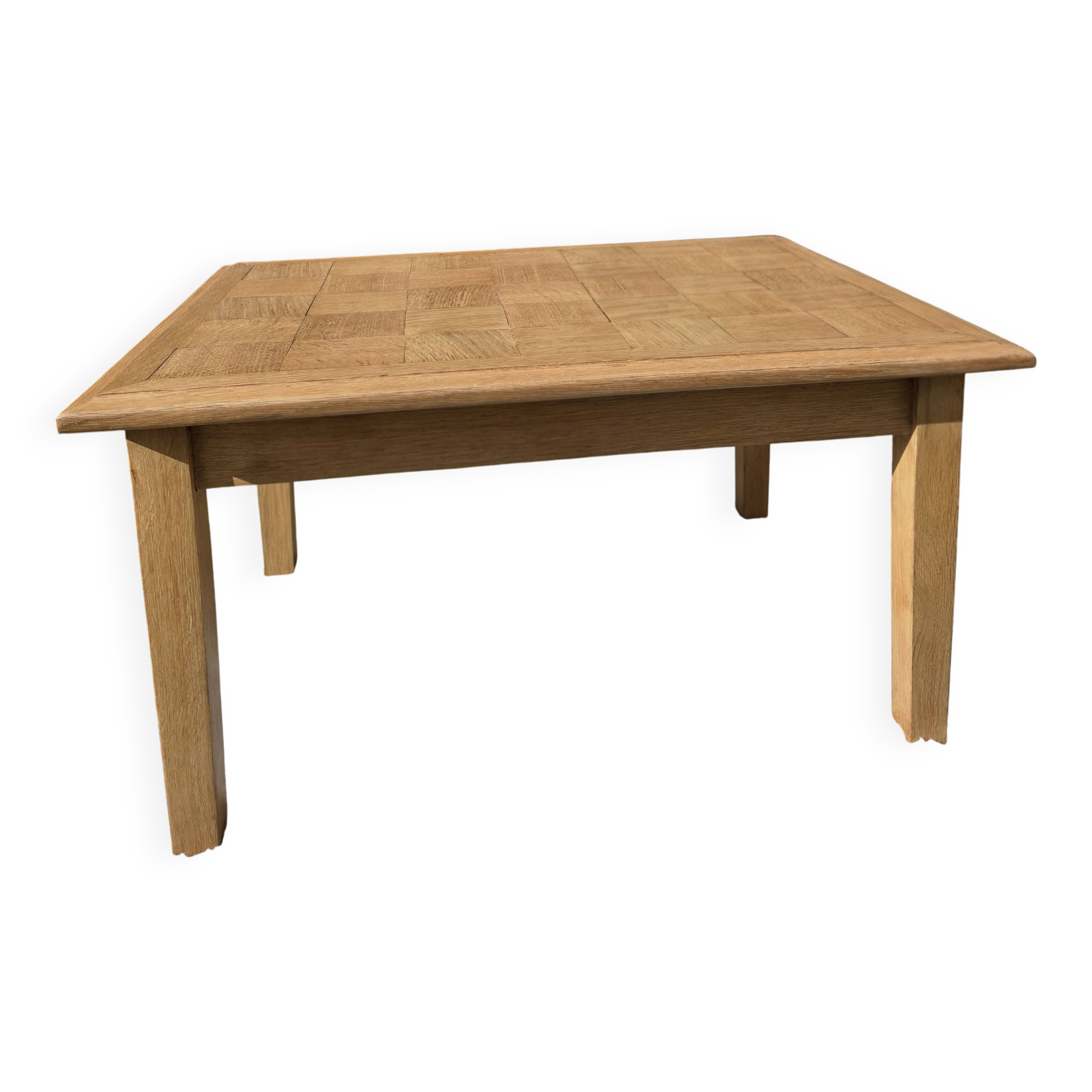 Antique solid oak coffee table