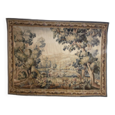 19th-century Aubusson Verdure tapestry