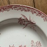 4 assiettes creuses Sarreguemines Fontanges