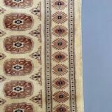 Vintage Indian Long runner 475x80 cm Bokhara wool rug tribal handmade