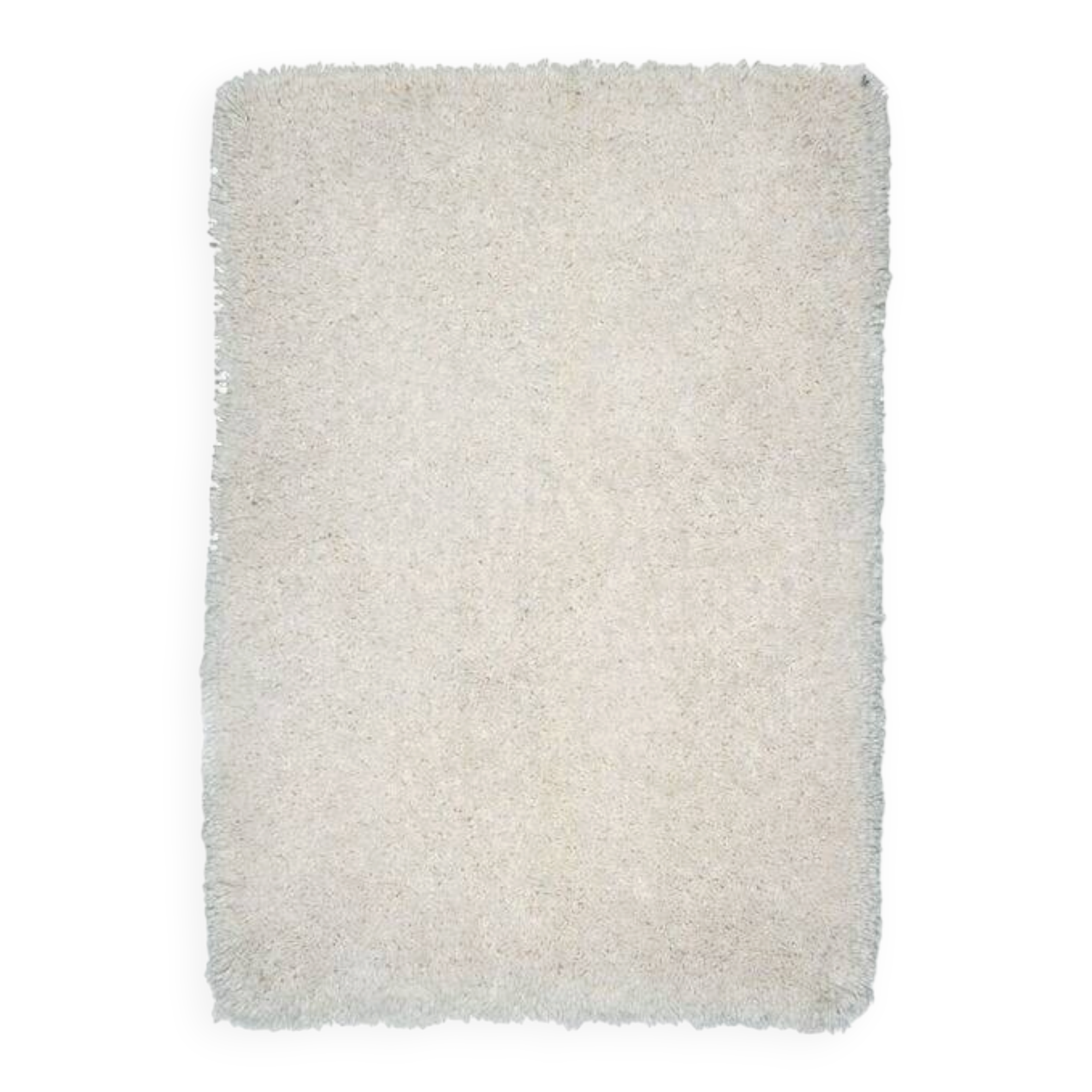 Vintage mohair tulu shaggy rug 91 x 152 cm