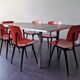 6 Revolt chairs by Friso Kramer for Ahrend De Cirkel, the Netherlands, 1956