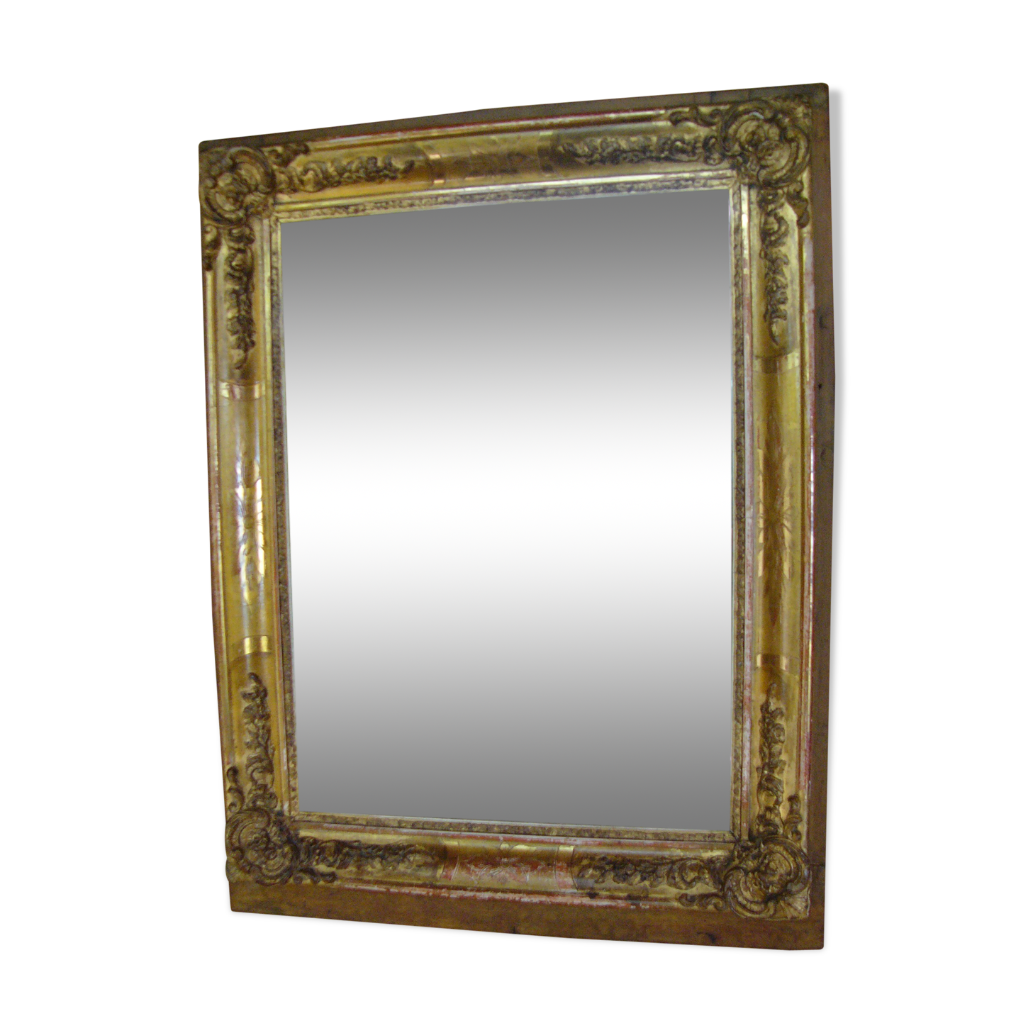 Miroir doré 19éme 46x61cm