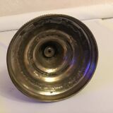 Finely decorated double-decorated silver bronze candlestick